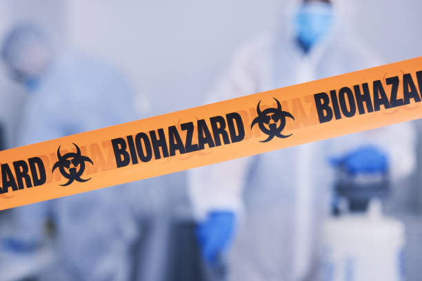 Professional Blood Cleanup technician working in Lowell, IN